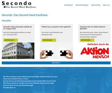 Screenshot Secondo barrierefrei 